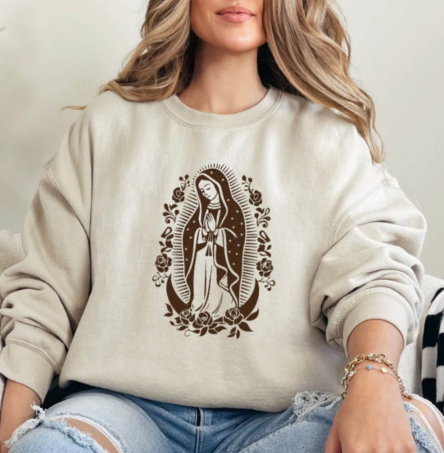 Virgen De Guadalupe Brown