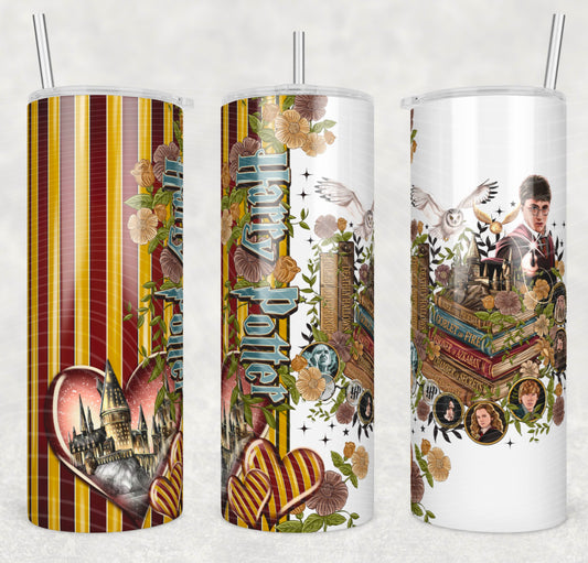 Wizard Books Sublimation Tumbler Print ( NOT A DIGITAL )