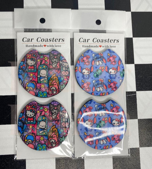 Kawaii Car Coasters