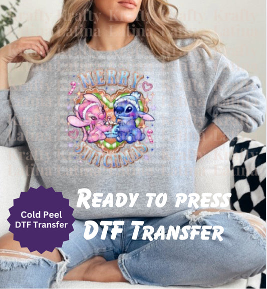 Merry Stitchmas DTF Transfer (Not A Digital)