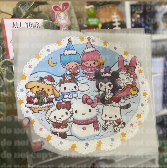 Kawaii Snow Friends Clearance Screen Print