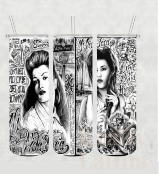 Mi Vida Loca Sublimation Tumbler Print ( NOT A DIGITAL )