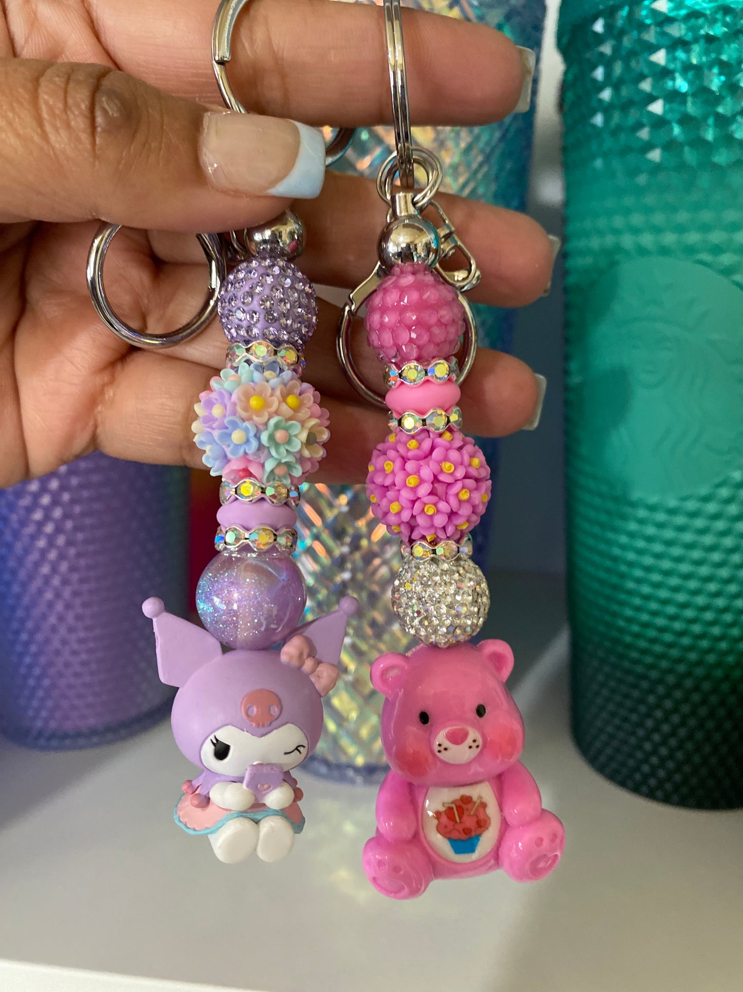 Premade Beaded Keychains