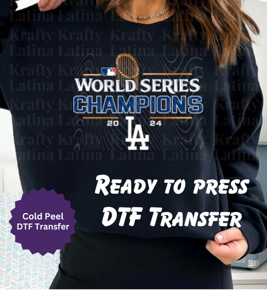 World Champs DTF Transfer (Not A Digital)