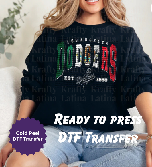 L.A. Baseball DTF Transfer (Not A Digital)