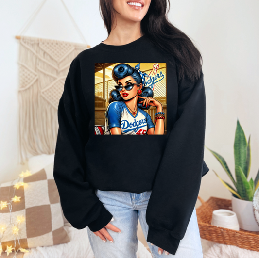 Pinup Baseball Girl