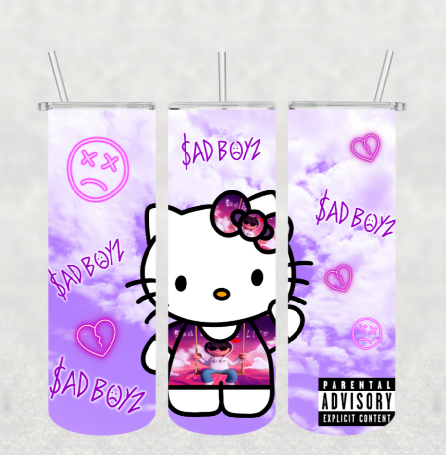 Kitty Sad Boyz Tumbler