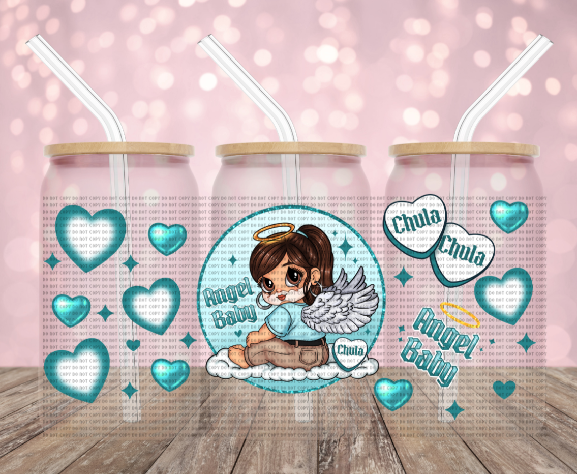 Angel Baby Glass Cup