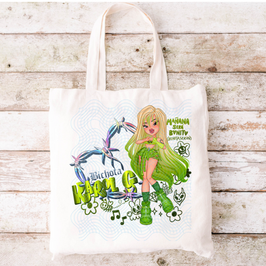 KG Green Doll Tote