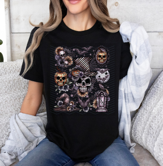 Top Hat Skull Shirt / Sweater