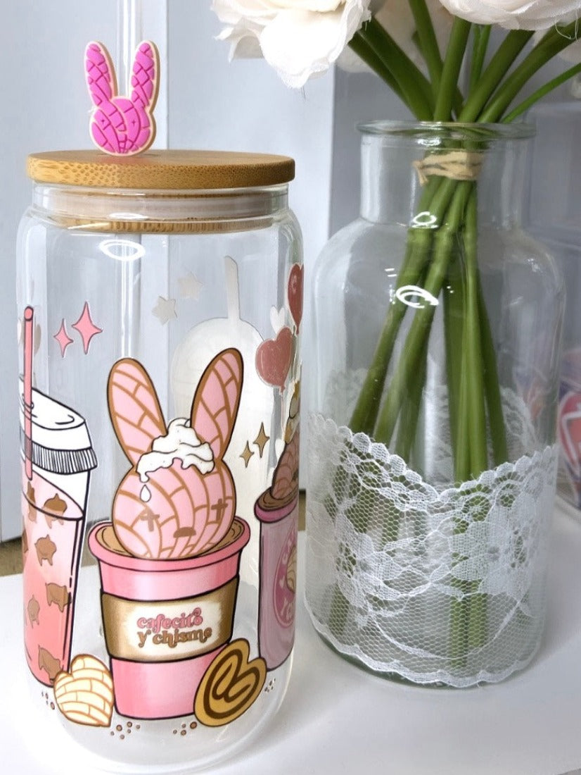 Bunny Concha Glass Cup