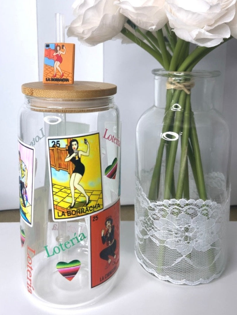 Loteria Glass Cup